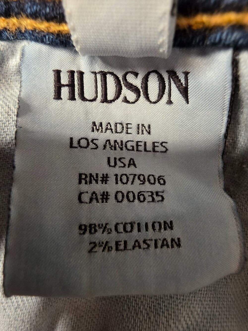 Hudson Low Rise, Straight Leg Women's Denim Jeans, Size 26 - Picture 9 of 12